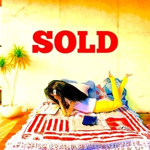 SOLD! Custom OOAK Barbie “queen-size”bed and 9-piece bedding